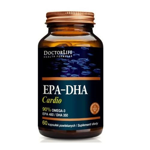 Doctor Life - EPA-DHA Cardio - 60 Kapsler – Doctor Life emballage