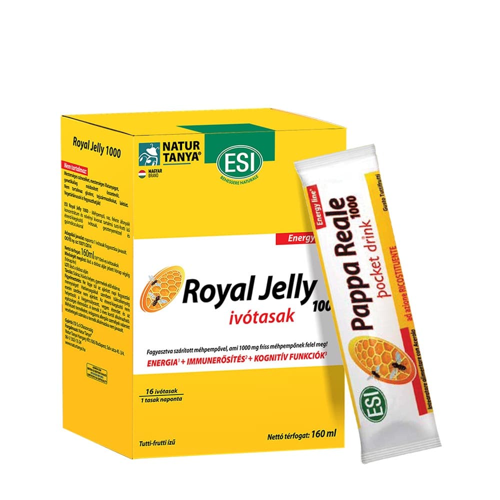 Natur Tanya - Royal Jelly 1000 - 160ml (16 Sachets) – Natur Tanya förpackning