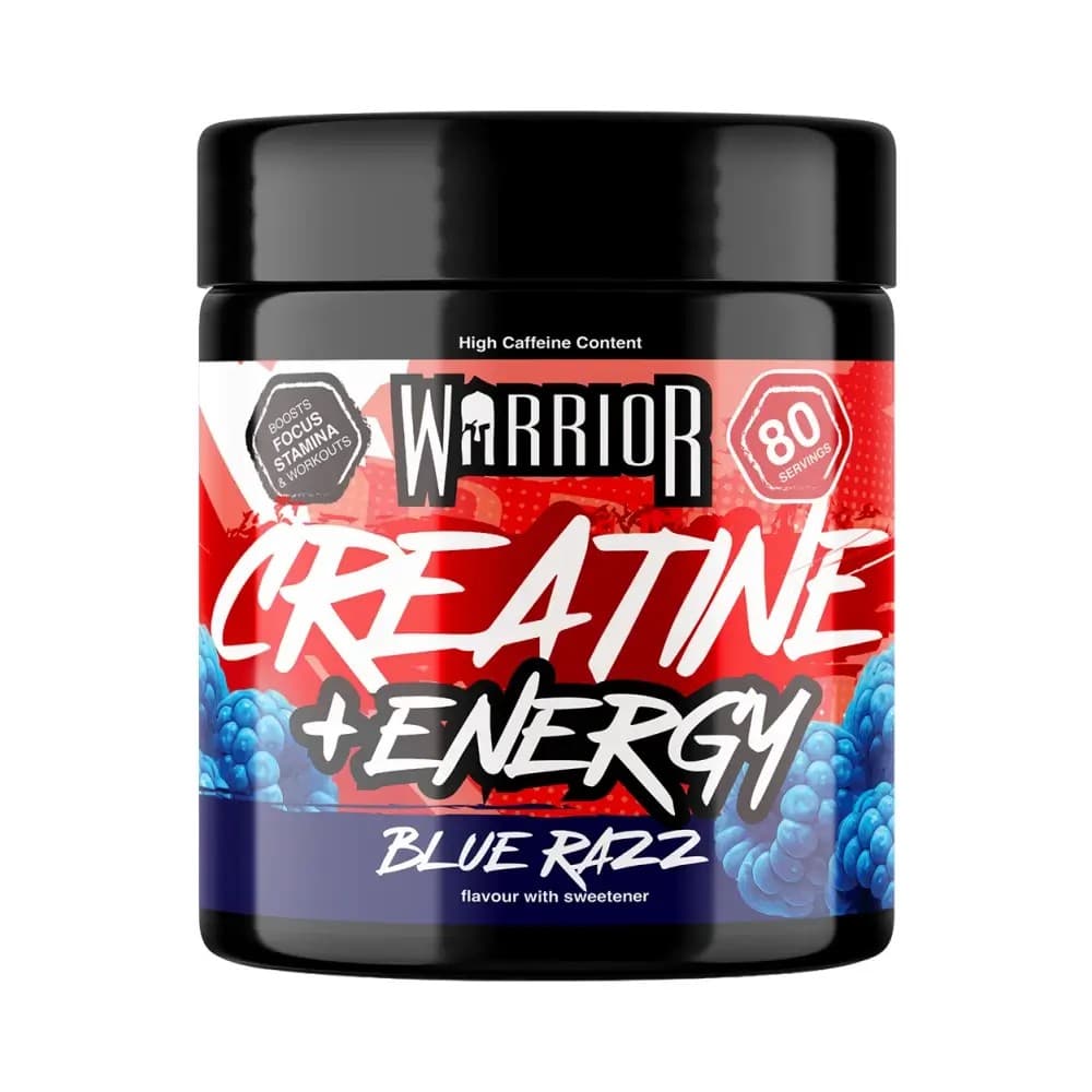 Warrior - Kreatin Plus Energi – Warrior emballage