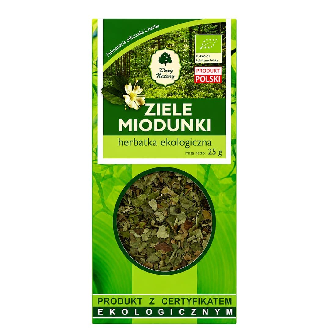 Dary Natury - Lungwort Herb - 25g – Dary Natury förpackning