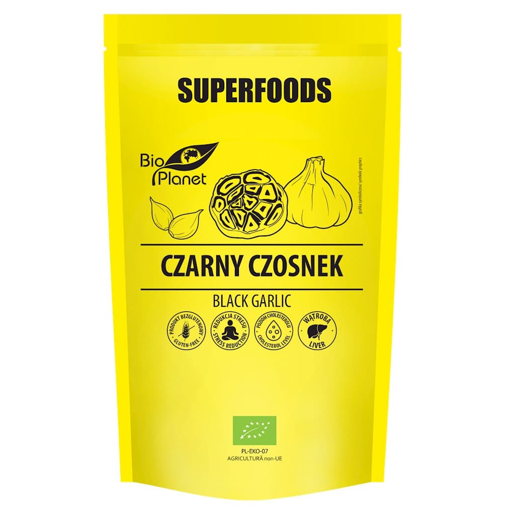 Bio Planet - Superfoodit Musta Valkosipuli - 70g – Bio Planet pakkaus