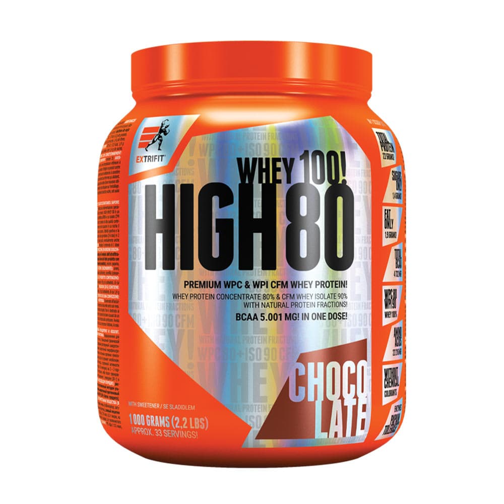 Extrifit - High Whey 80 Choklad, 1 kg