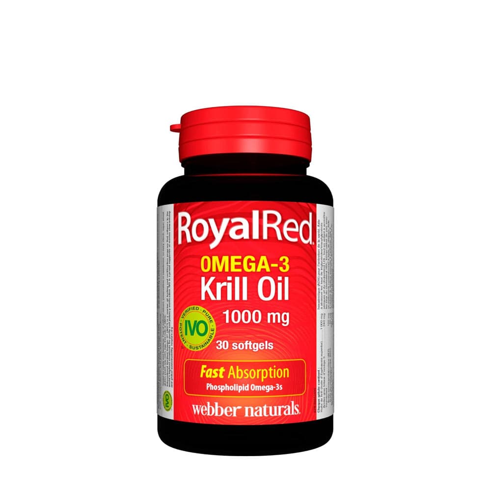 Webber Naturals - RoyalRed Omega-3 Krill Oil – Webber Naturals förpackning