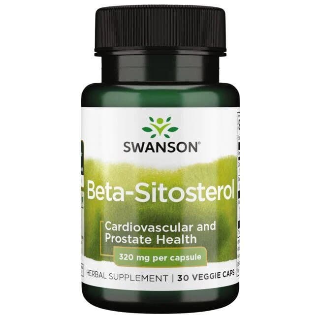 Swanson - Beta-Sitosterol, 320mg - 30 Vcaps – Swanson förpackning