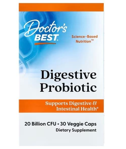 Doctor'S Best - Digestive Probiotic - 30 Vcaps
