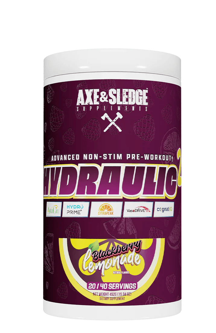 Axe & Sledge - Hydraulic V2 Ikke-Stim Pre-Workout – Axe & Sledge emballage