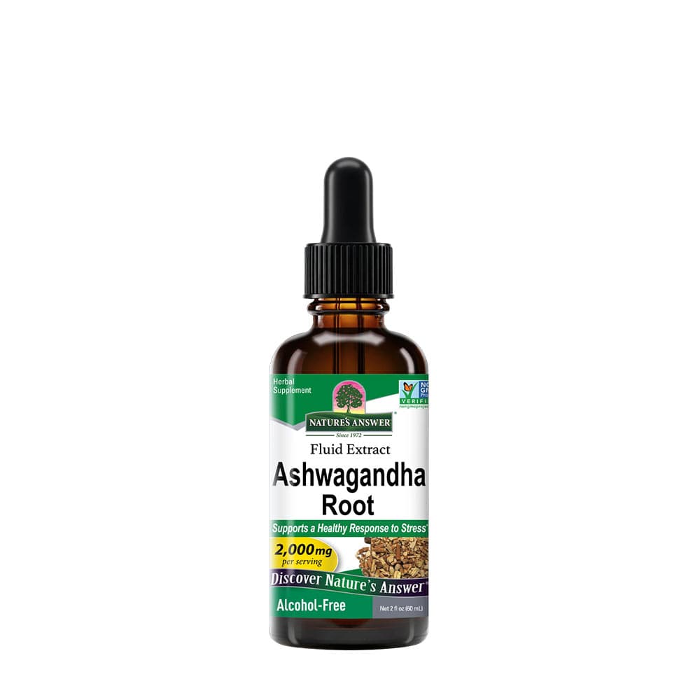 Nature's Answer - Ashwagandha Root Fluid Extract - 60ml – Nature'S Answer förpackning