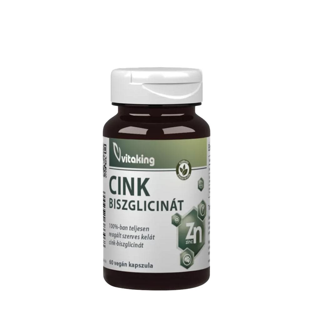 Vitaking Zinc Bisglycinate 25 mg – Vitaking förpackning