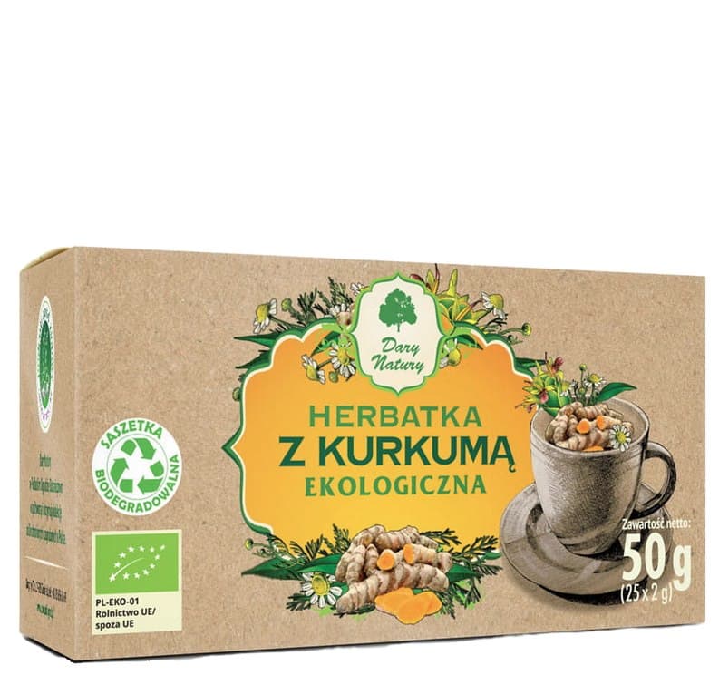 Dary Natury - Organic Turmeric – Dary Natury förpackning