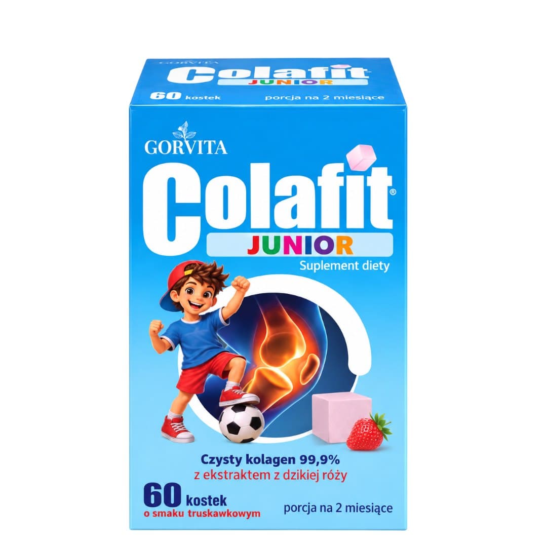 Gorvita - Colafit Junior Kolagen 99,9%, 60 kostek – Gorvita förpackning