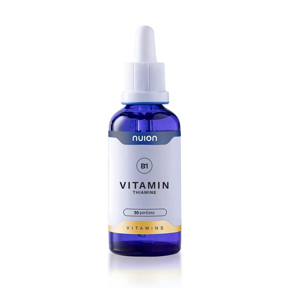 Nuion - Vitamin B1 (Thiamine) 50ml – Nuion förpackning