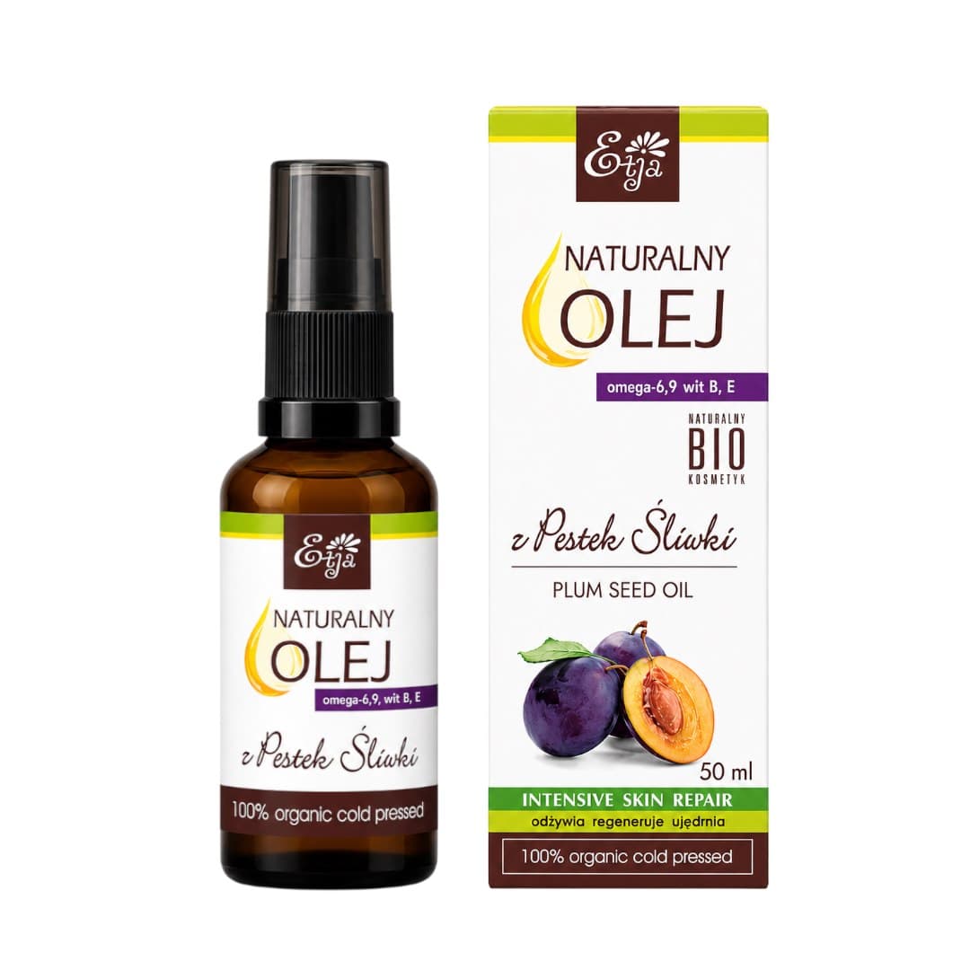Etja - Natural Oil Plum Seed - 50ml – Etja förpackning