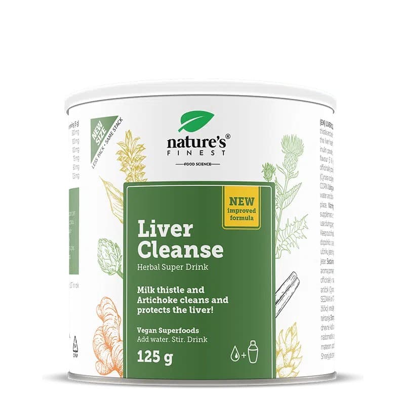 NUTRISSLIM D.O.O. - Nature's Finest Liver Cleanse 125 g – NUTRISSLIM D.O.O. förpackning