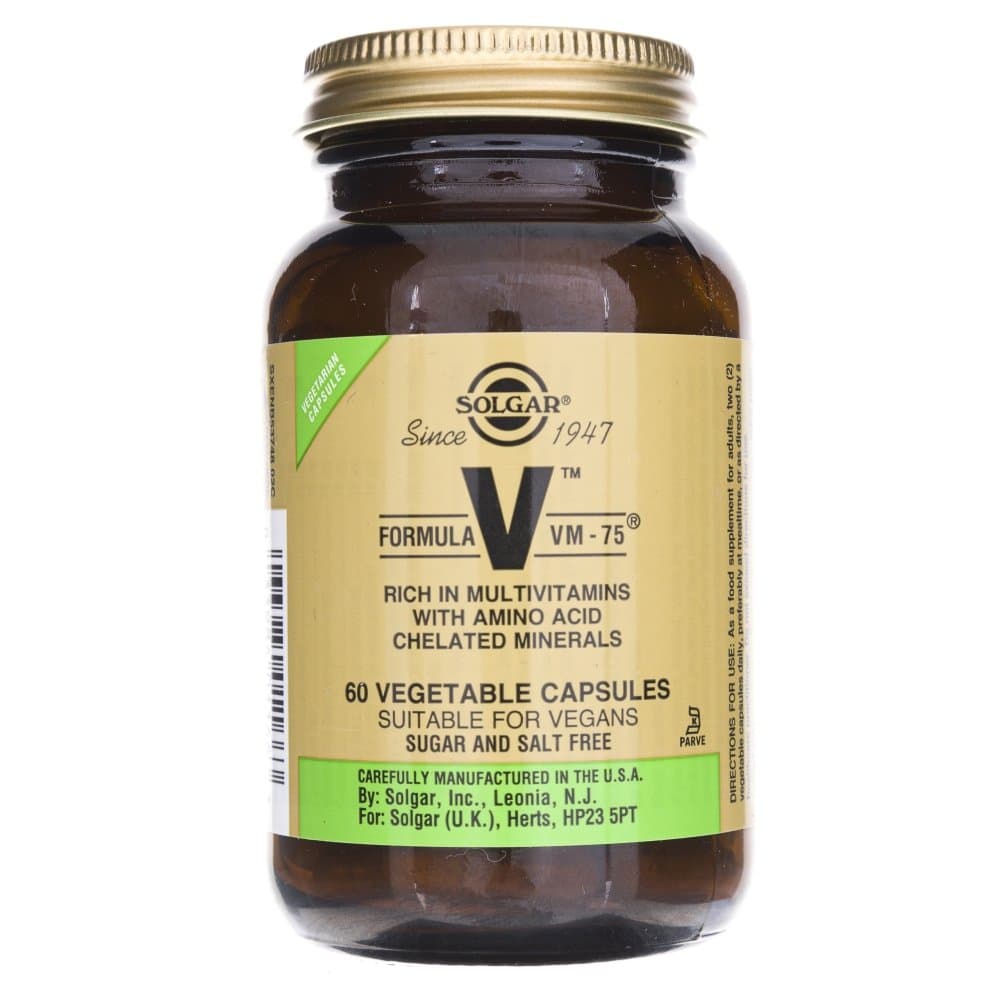Solgar Formula V Vm-75 – Solgar emballage