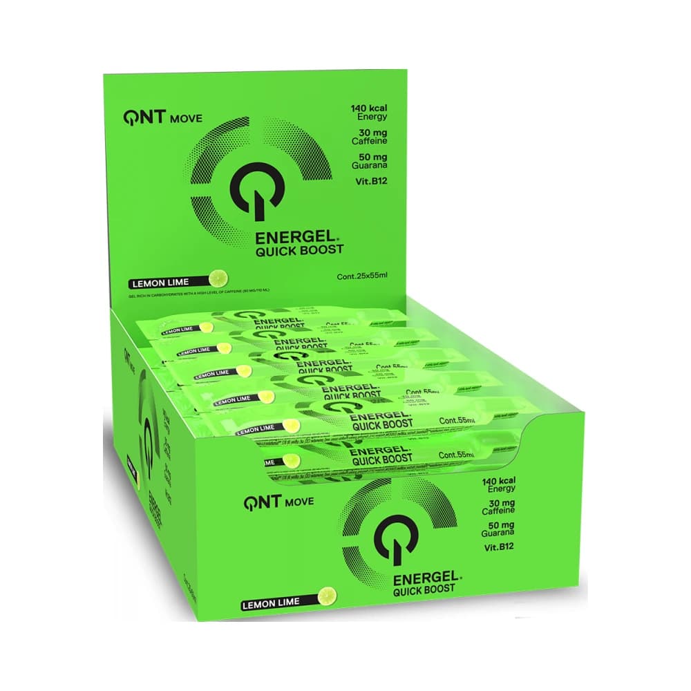 QNT - Energel (25x55ml) - Lemon Lime – QNT förpackning