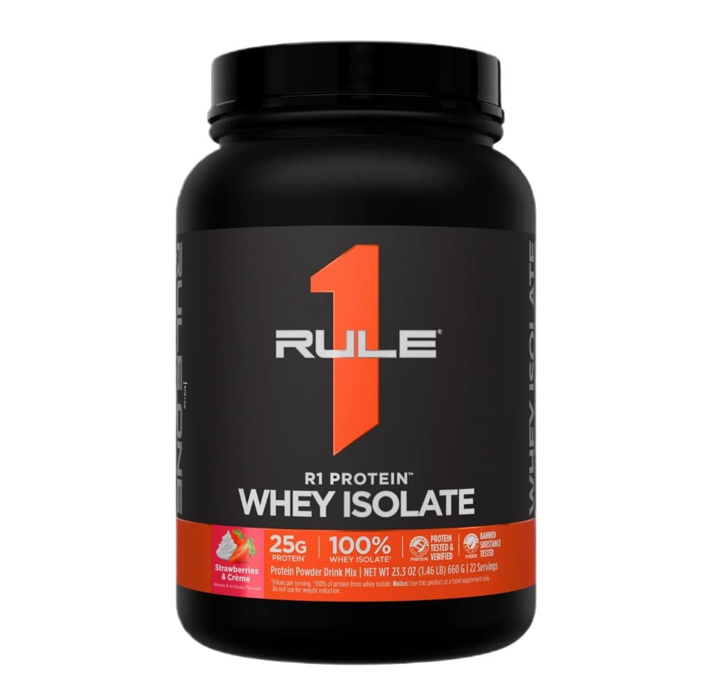 Rule One - Heraproteiini-isolaatti, mansikka ja kerma 660 g