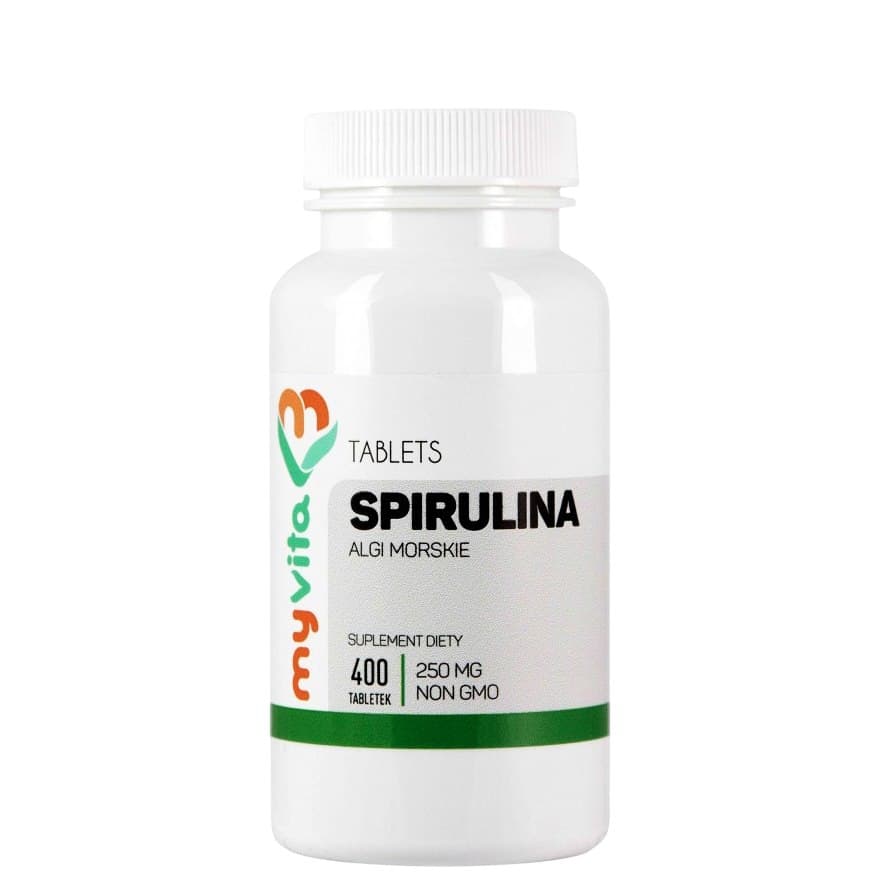 MyVita - Spirulina Tabs 250mg – MyVita emballage