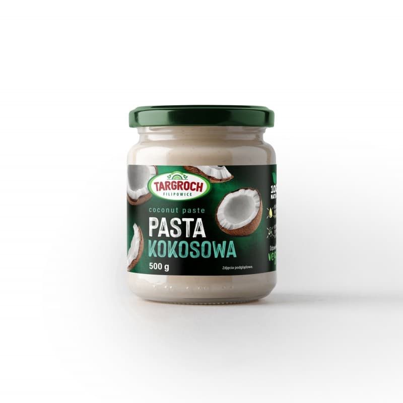 Targroch Pasta kokosowa 500g – Targroch förpackning