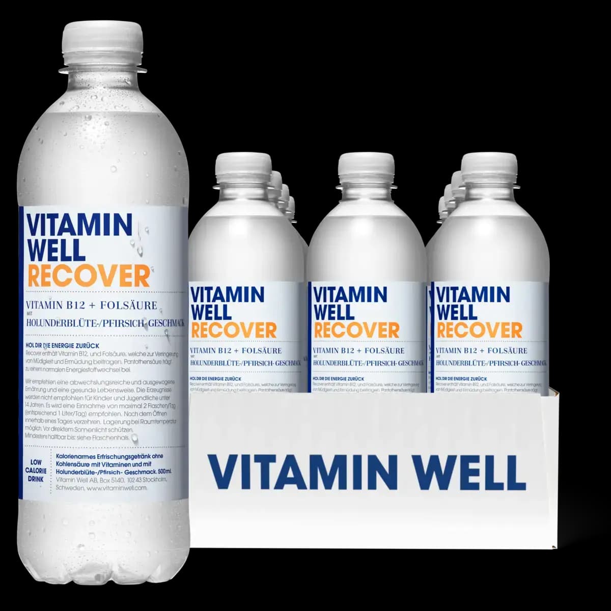Vitamin Well - Vitamiinijuoma - 12 × 500 ml – Vitamin Well pakkaus