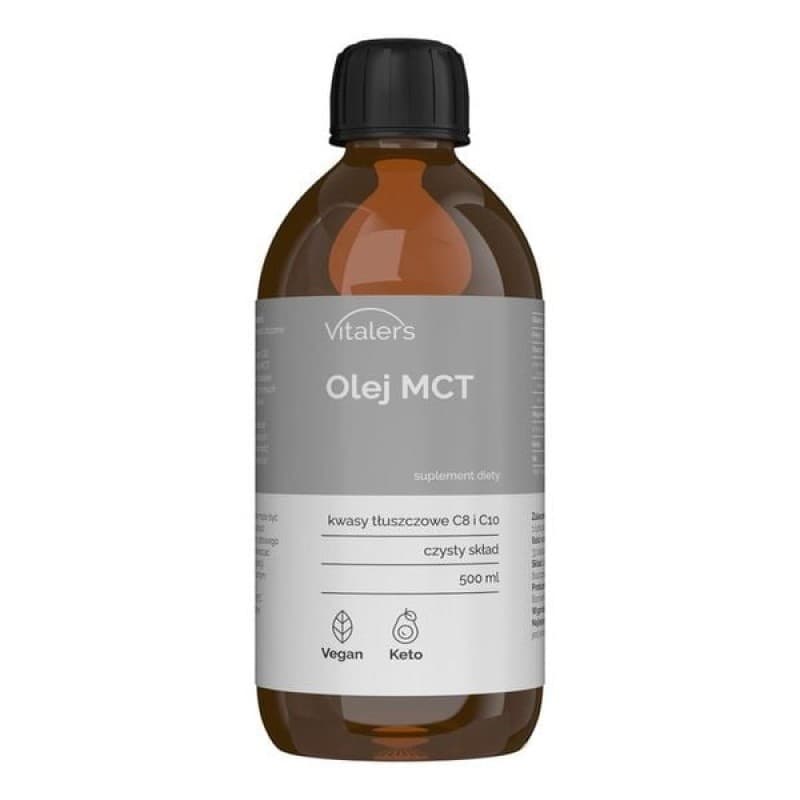Vitalers - MCT Oil - 500 ml – Vitalers förpackning