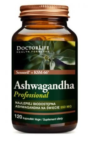 Doctor Life - Ashwagandha Professional - 120 Caps – Doctor Life förpackning