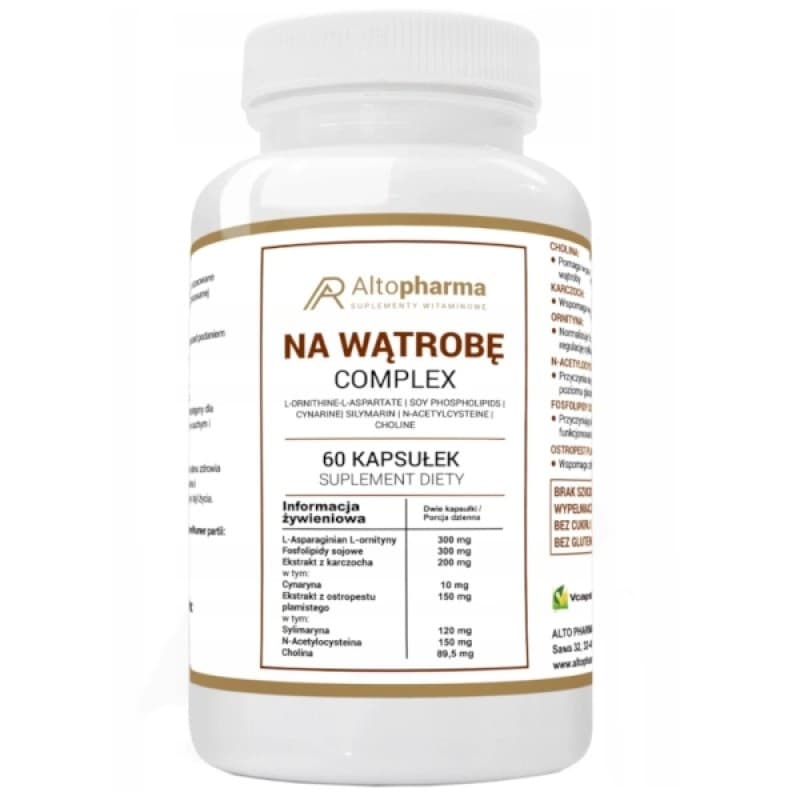 Altopharma - Leveren Support Kompleks - 60 Kapsler – Altopharma emballage