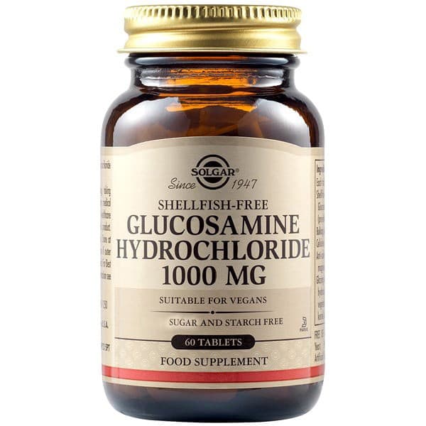 Solgar - Glucosamine Hydrochloride - 1000mg (60 Tabs) – Solgar förpackning