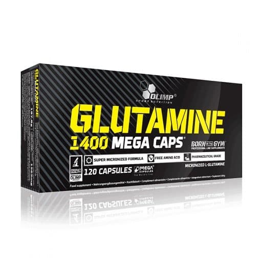 Olimp Labs - L-glutamin Mega Caps - 120 kapslar – förpackning