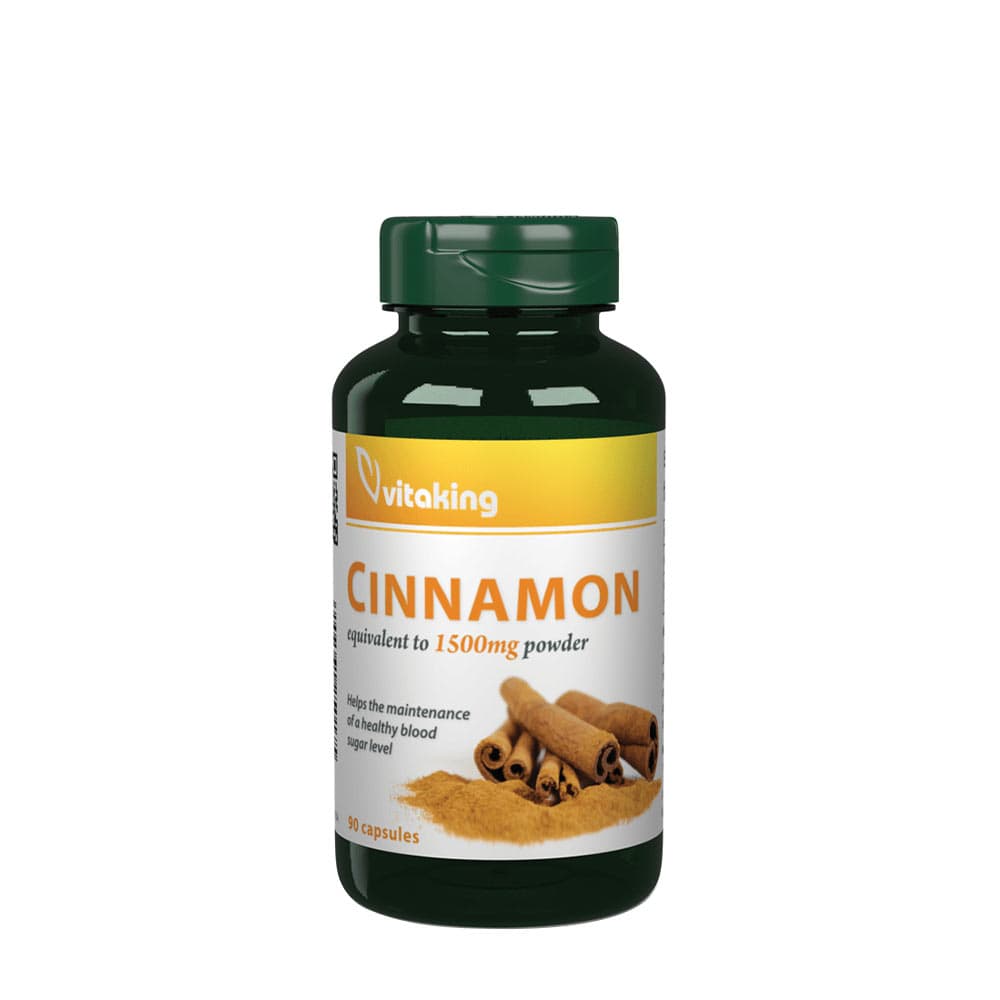 Vitaking - Cinnamon - 90 Caps – Vitaking förpackning