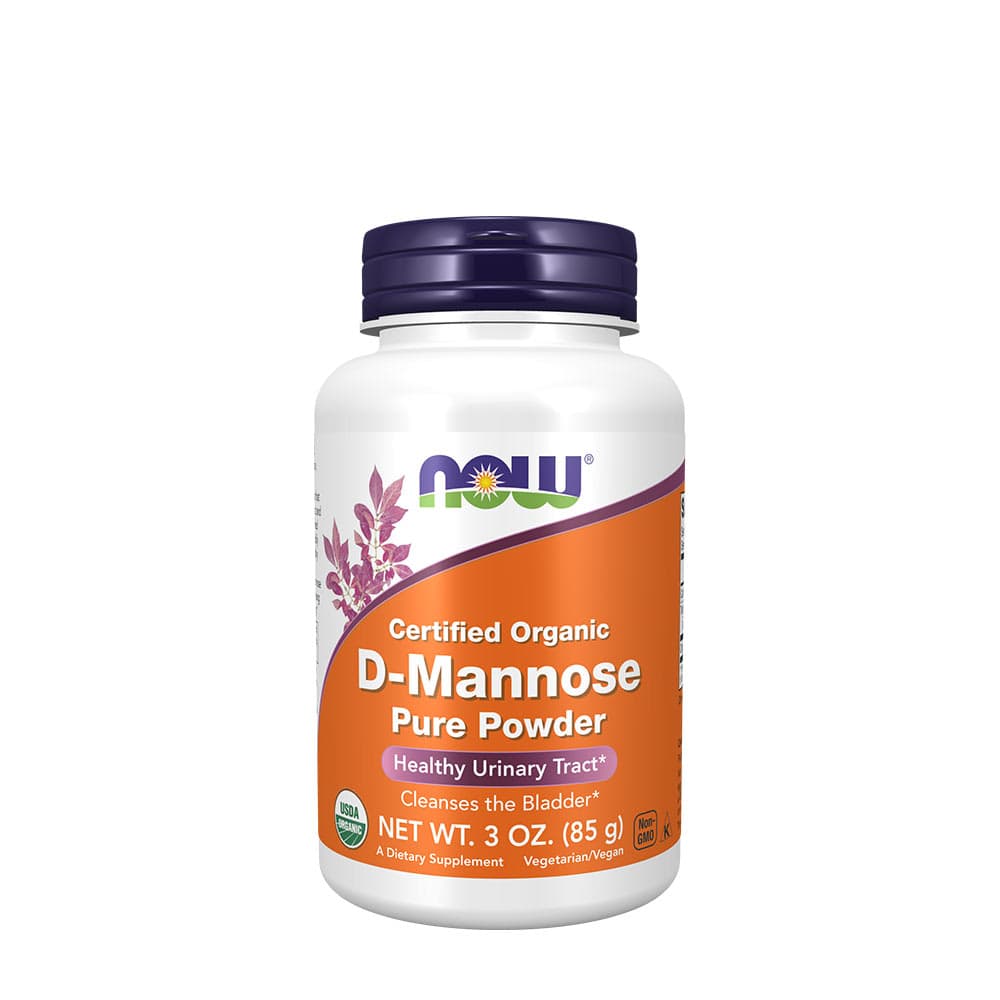 NOW Foods - D-Mannose - Urinvejsstøtte – NOW Foods emballage