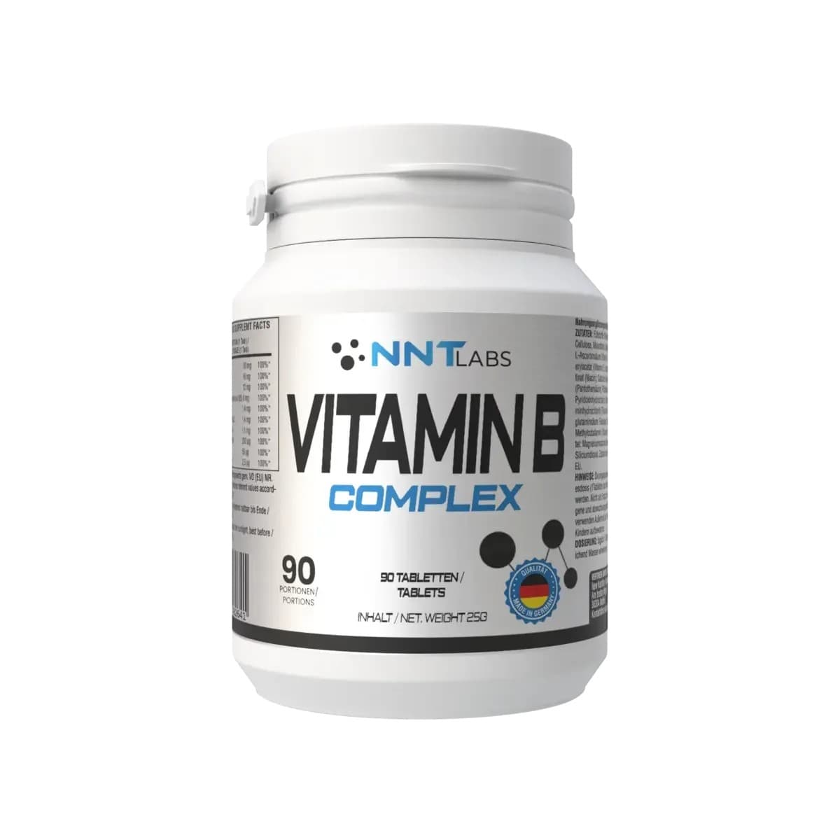NNT Labs - Vitamin B-komplex - 90 tabletter – förpackning