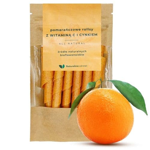 Naturalnie Zdrowi - Orange Rolls with Vitamin C and Zinc – Naturalnie Zdrowi förpackning