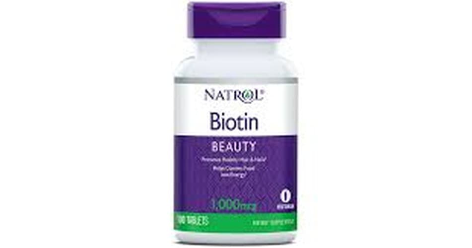 Natrol - Biotin - 1000mcg, 100 Tabs