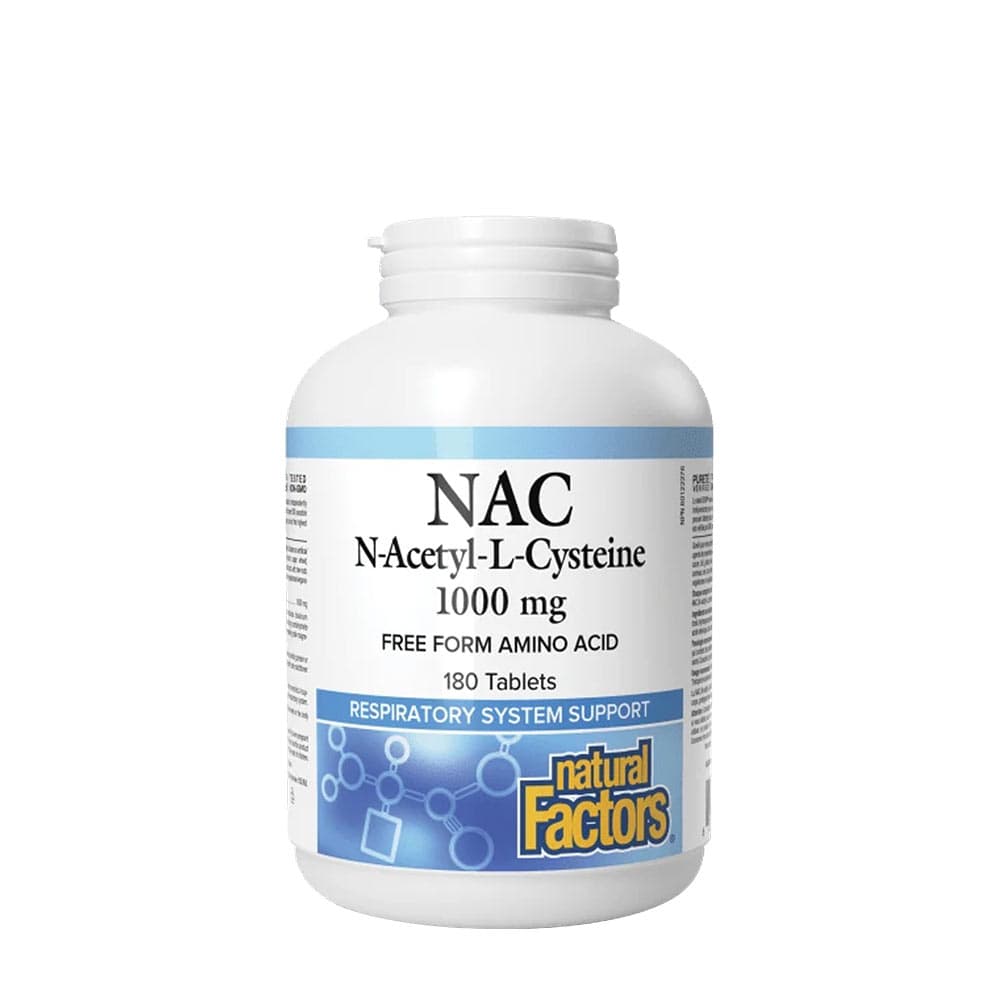 Natural Factors N-Acetyl-L-Cysteine Amino Acid – Natural Factors förpackning