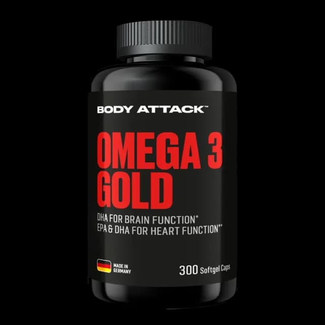 Body Attack - Omega-3 Gold - 300 pehmytkapselia – Body Attack