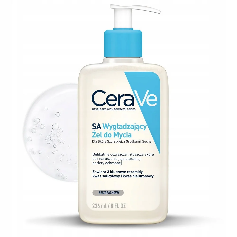 CeraVe - SA Smoothing Cleansing Gel 236ml – CeraVe förpackning