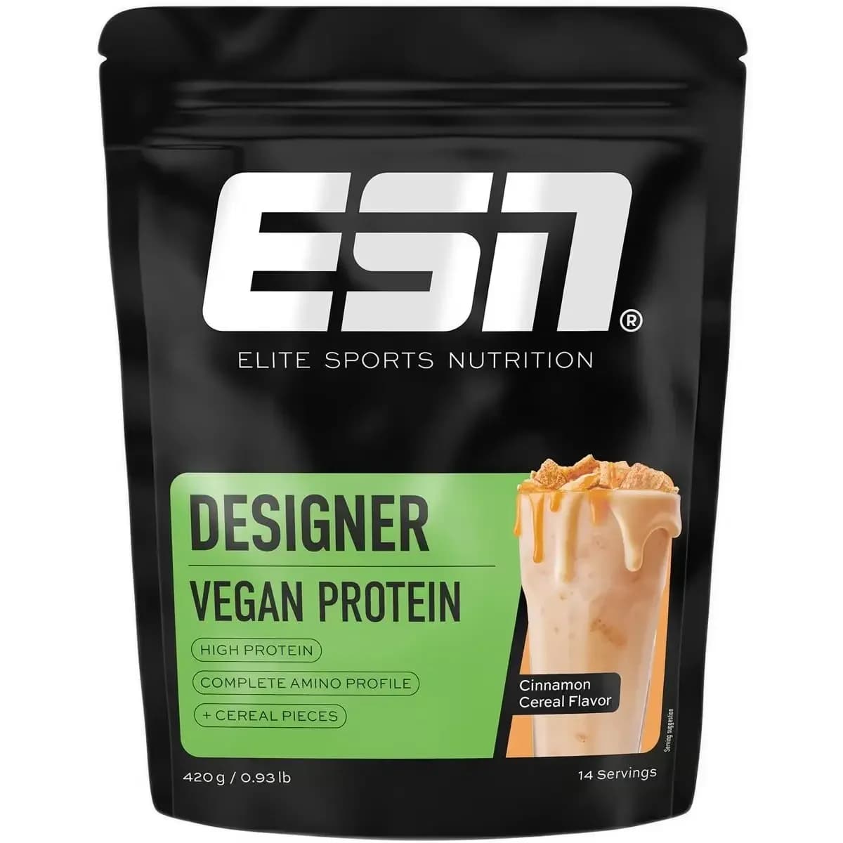 ESN (Elite Sports Nutrition) - Designer vegansk protein – ESN (Elite Sports Nutrition) emballage