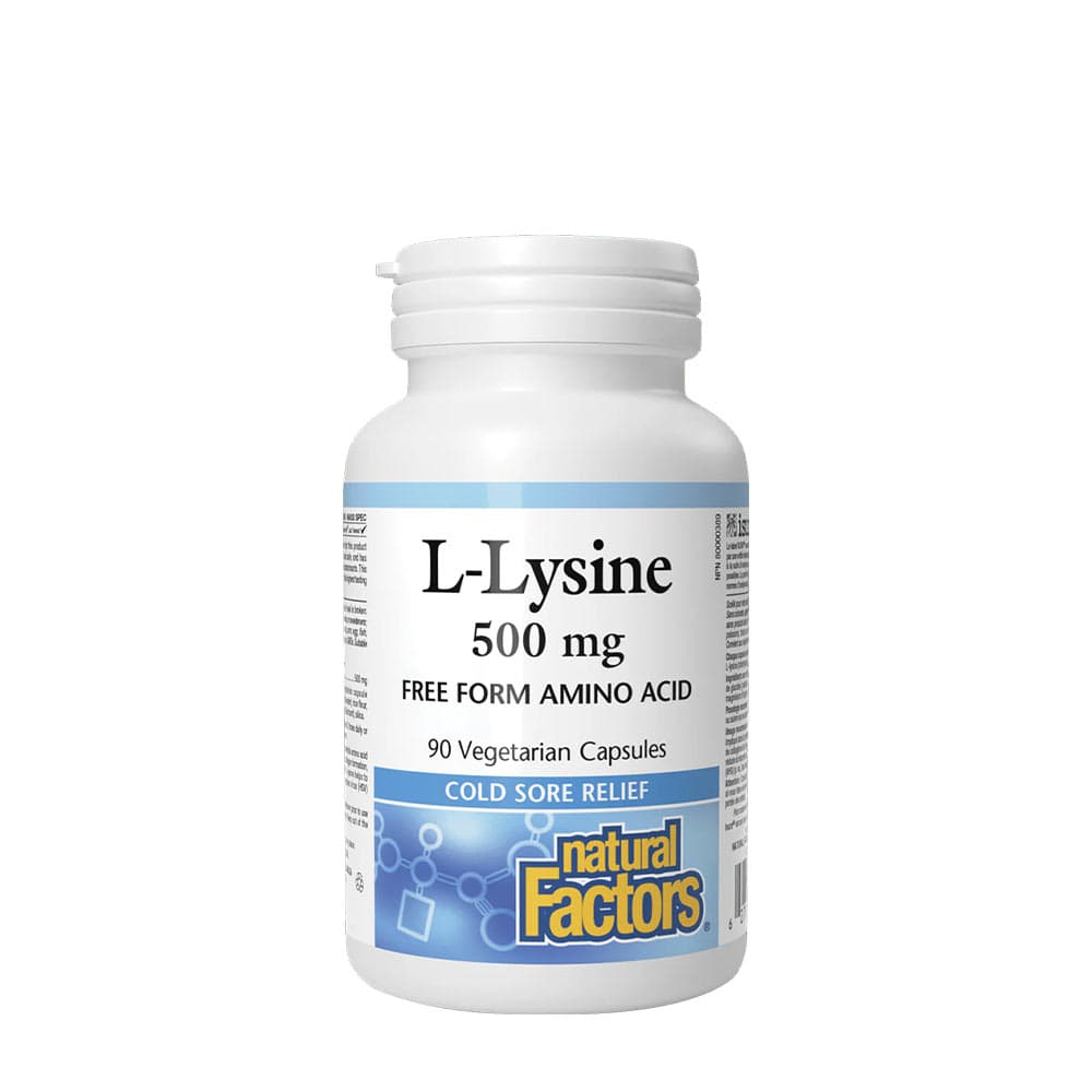 Natural Factors - L-Lysine - 90 Vcaps