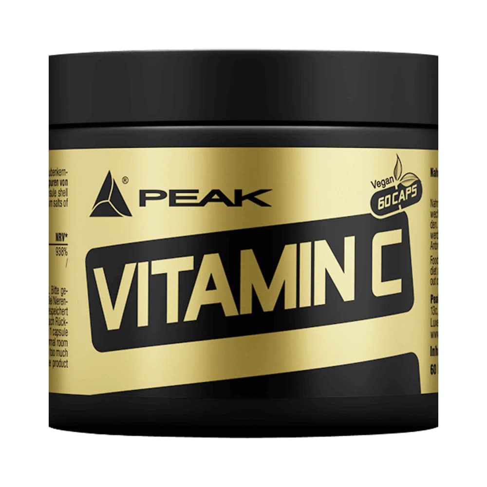 Peak Performance - C-vitamiini - Maku ilman - 60 Kapselia – Peak pakkaus