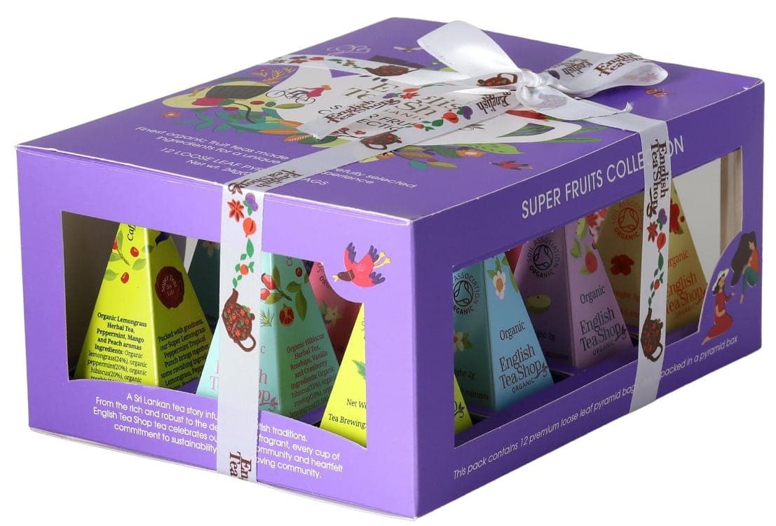 English Tea Shop - Super Fruits Collection - 12 x 2g – English Tea Shop förpackning