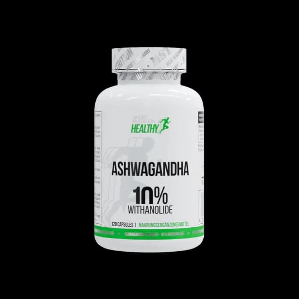 MST - Healthy Sport Nutrition Ashwagandha - 10 % withanolider, 120 kapslar – MST förpackning