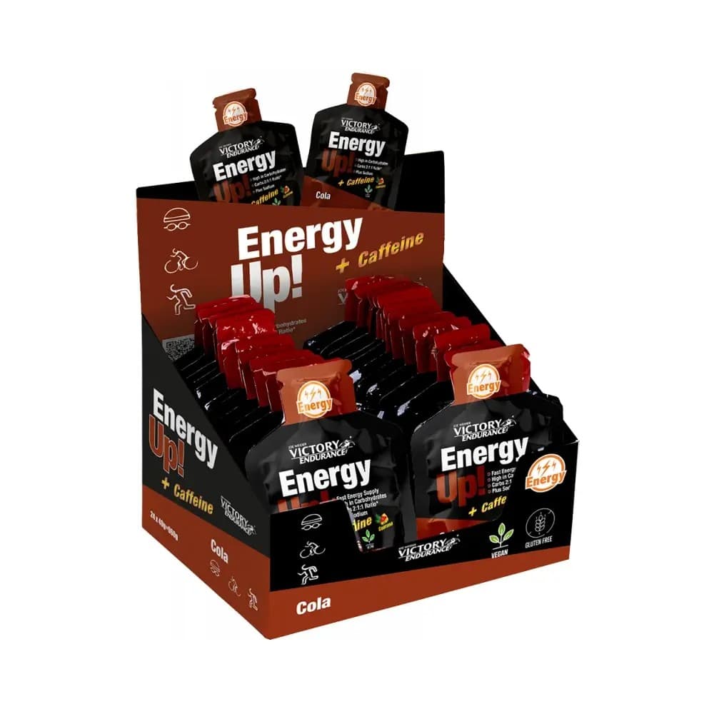Weider - Victory Endurance Energy Up Gel + Caffeine – Weider förpackning