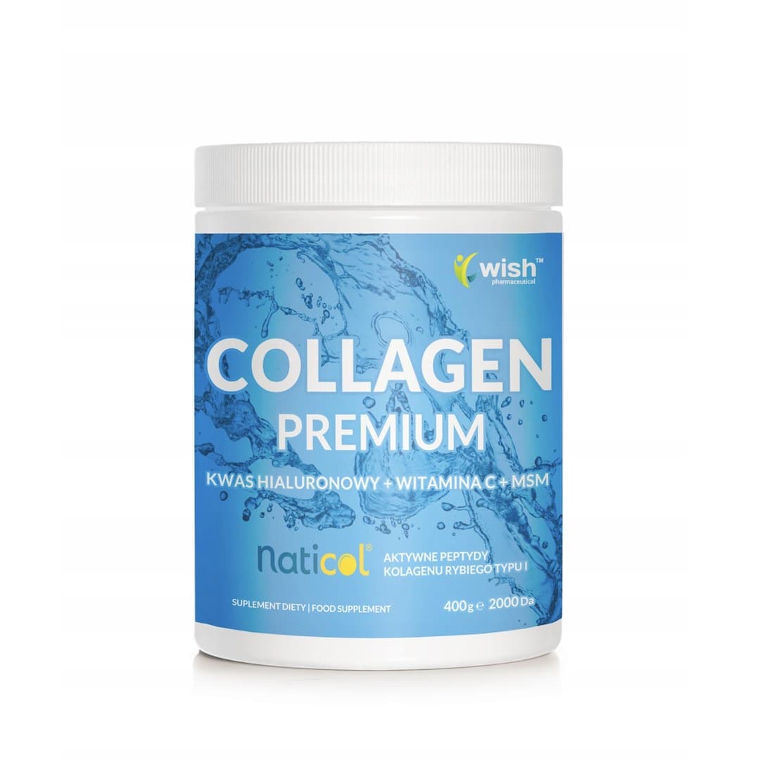 Wish - Collagen Premium - 400g – Wish förpackning