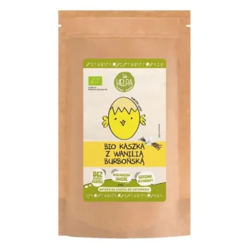Helpa - Organic Porridge with Bourbon Vanilla 200g – helpa förpackning