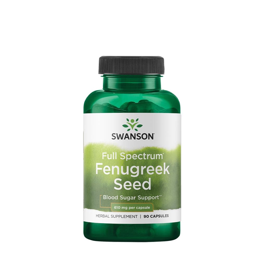 Swanson Fenugreek Extract – Swanson förpackning