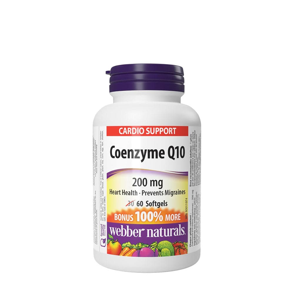 Webber Naturals - Coenzyme Q - Cellular Energy Support – Webber Naturals förpackning