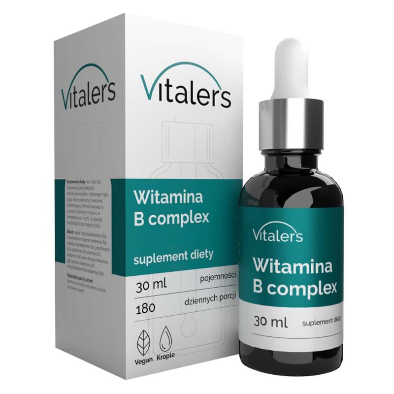 Vitalers - Vitamin B Complex - 30 ml – Vitalers förpackning
