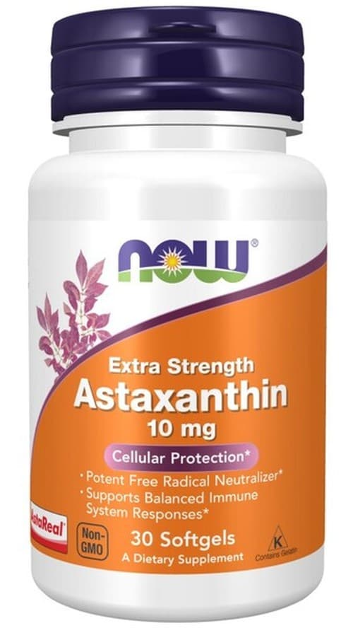 NOW Foods - Extra Strength Astaxanthin – NOW Foods förpackning