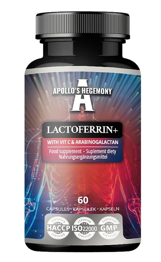 Apollo'S Hegemony - Lactoferrin+ With Vit C & Arabinogalactan – Apollo'S Hegemony förpackning