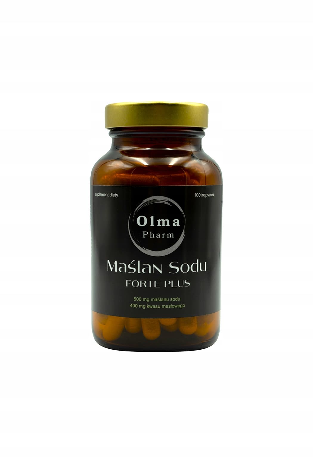 Olma Pharm - Natriumbutylaatti Fort - 100 Kaps – Olma Pharm pakkaus